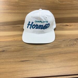 RARE Deadstock Vintage Sports Specalties Charlotte Hornets Snapback Hat